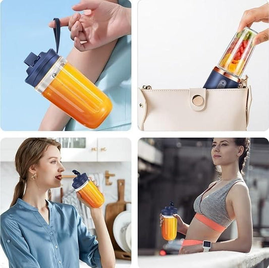 Portable Blender for Smoothies & Juices – USB Rechargeable, Travel-Friendly Juicer